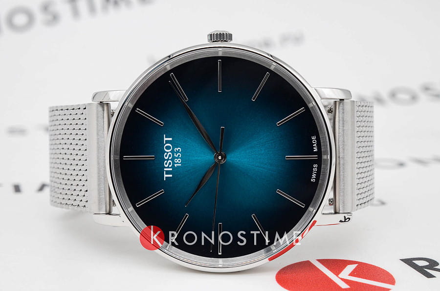 Часы Tissot Everytime Gent T143.410.11.091.00 — кварцевые, металл сталь