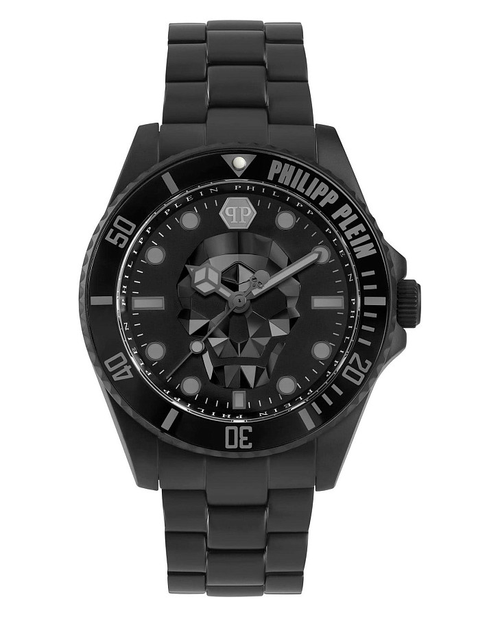 Часы Philipp Plein The Skull PWOAA0922 — мужские, черный