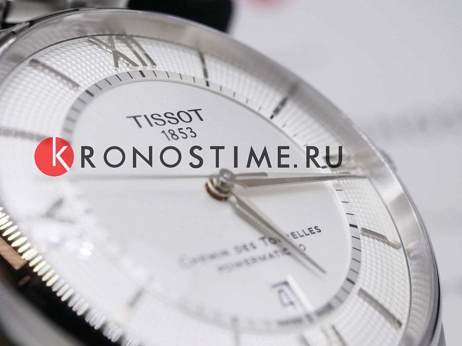 Часы Tissot Chemin des Tourelles Powermatic 80 42 mm T139.407.11.038.00 — мужские, нержавеющая сталь