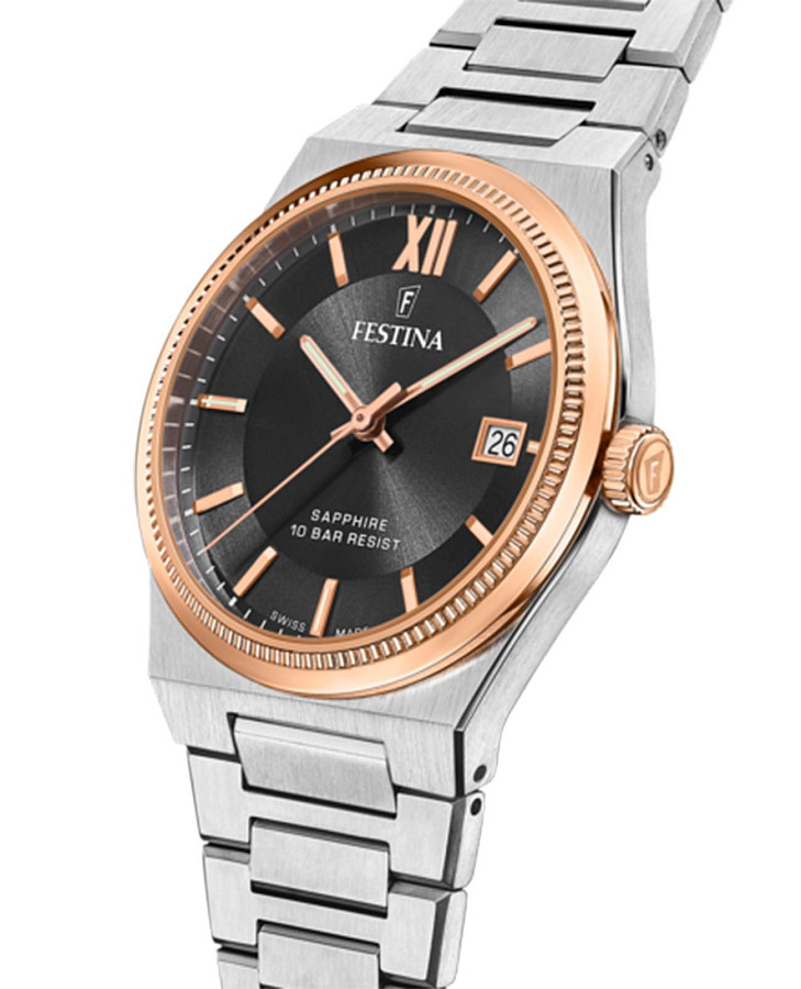 Часы Festina Classics F20036/3 — кварцевые, сталь