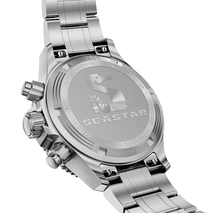 Часы Tissot Seastar 1000 38 mm T120.217.11.011.00 — белый, сталь металл