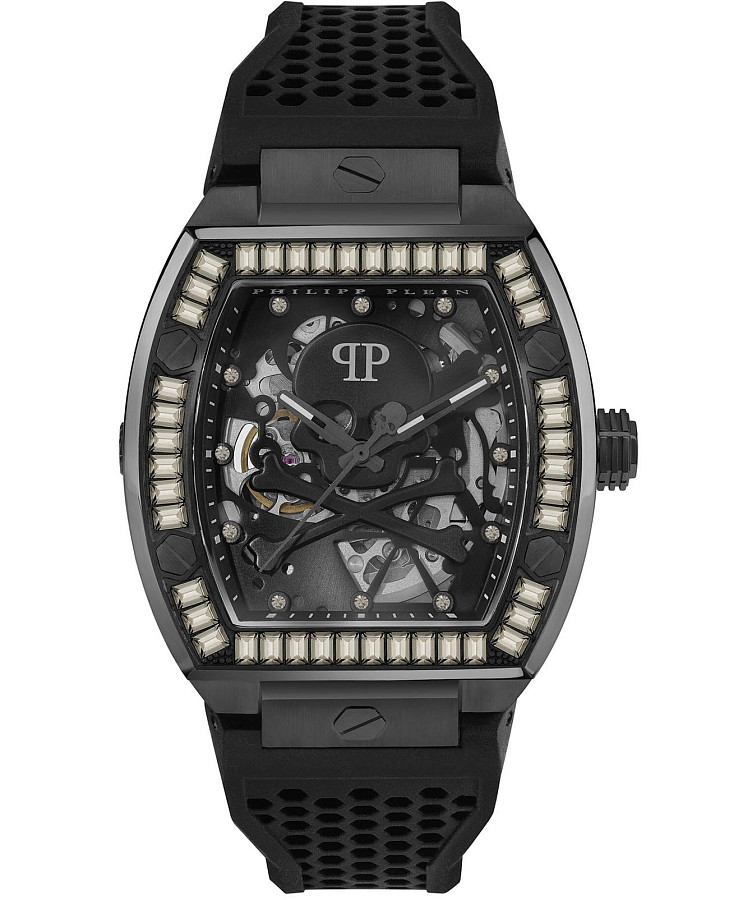 Часы Philipp Plein The Skeleton PWBAA1923 — мужские, черный
