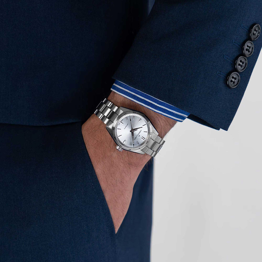 Часы Hamilton Jazzmaster Performer Auto H36105150 — сталь металл, нержавеющая сталь