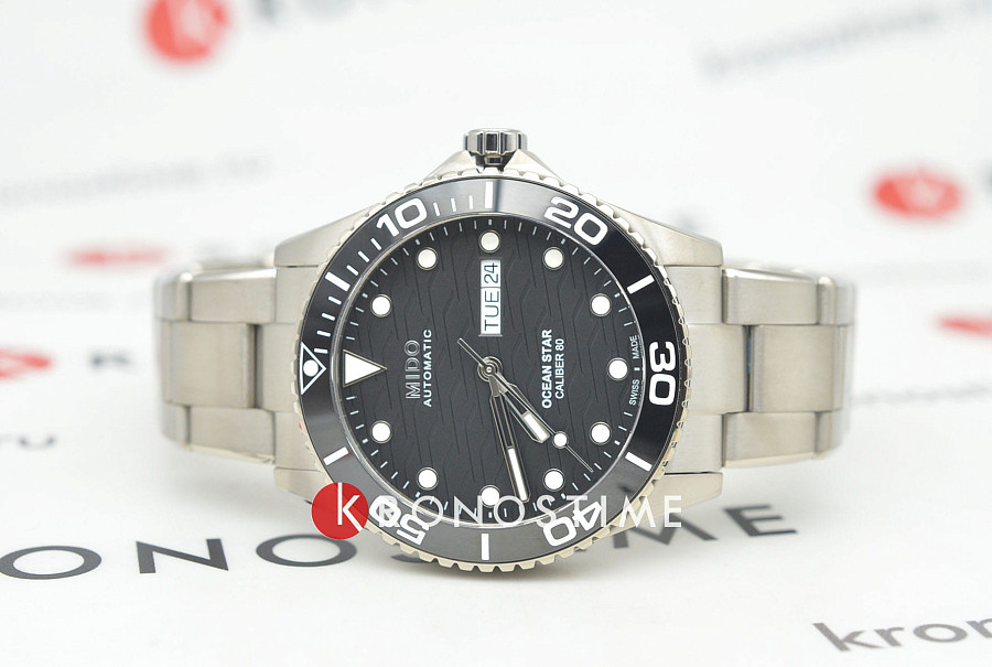 Часы Mido Ocean Star 200c Titanium M042.430.44.051.00 — механические, металл сталь