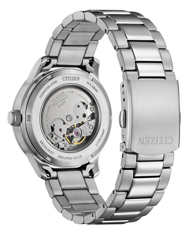 Часы Citizen Automatic NJ0191-83L — механические, сталь металл