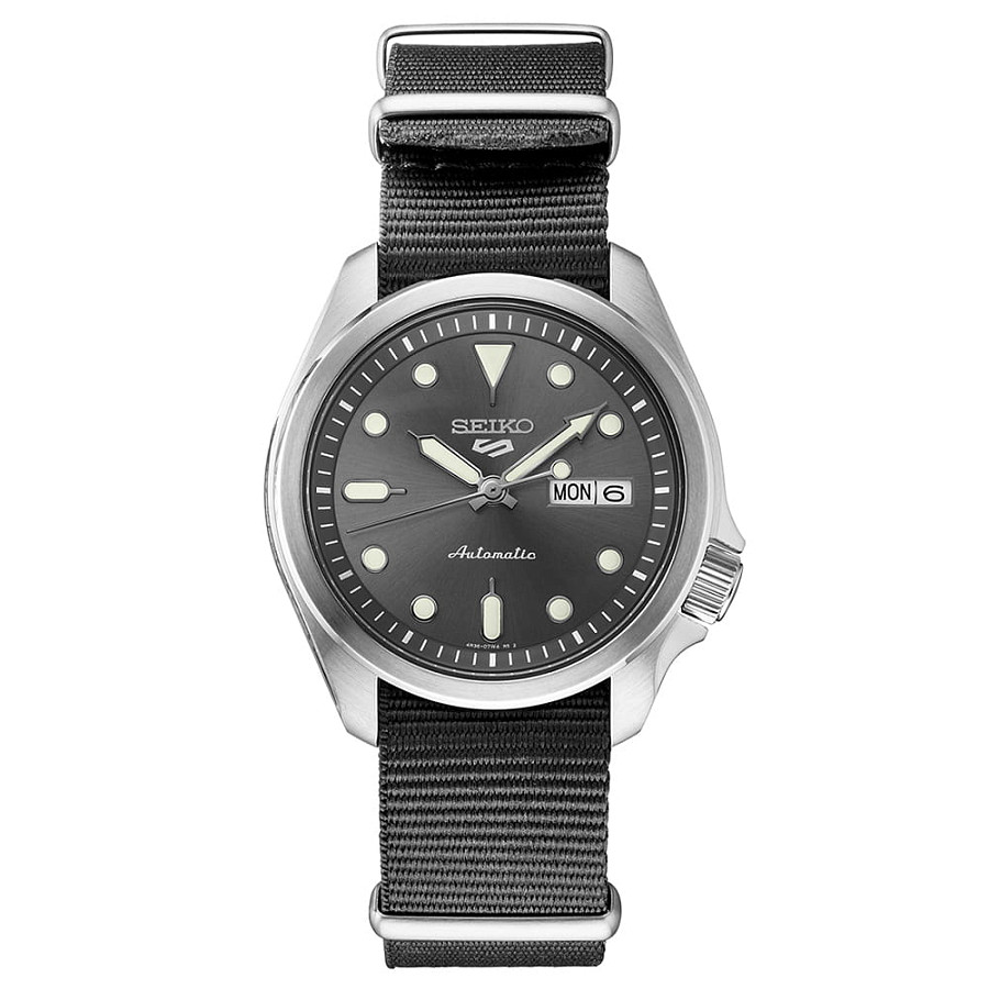 Часы Seiko 5 Sports SRPE61K1S — серый, металл сталь