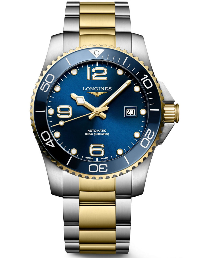 Часы Longines HydroConquest L3.781.3.96.7 — мужские, синий