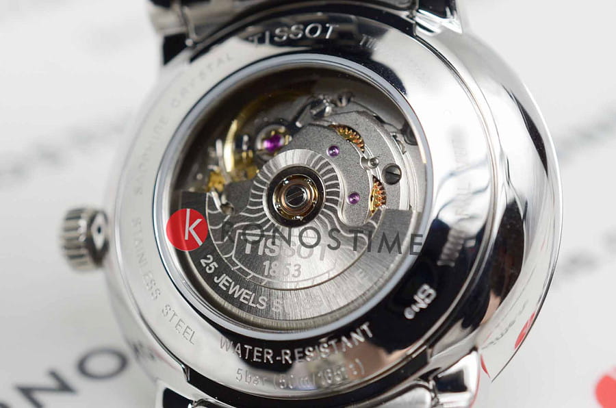 Часы Tissot Carson Premium Automatic Lady T122.207.11.033.00 — женские, нержавеющая сталь