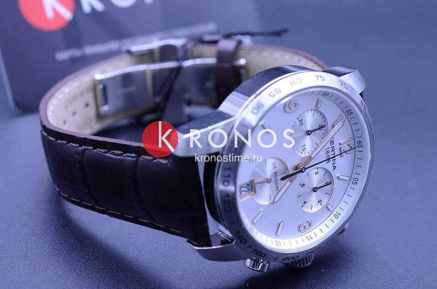 Часы Certina C001.417.16.037.01 — кварцевые, сталь металл