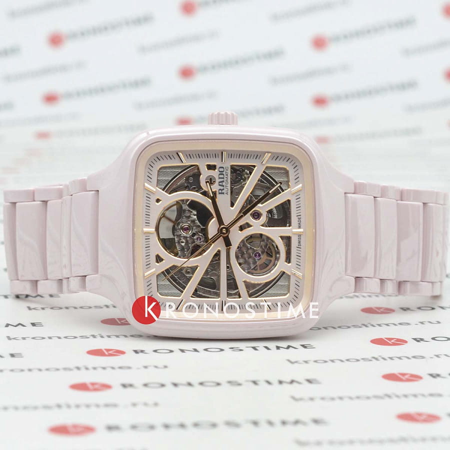 Часы Rado True Square Automatic Open Heart R27123012 — механические, керамика