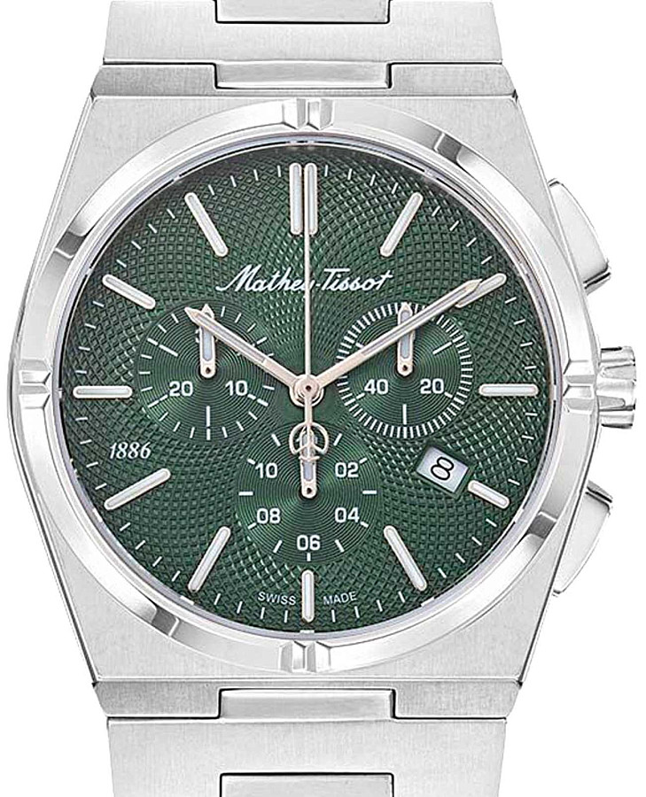 Часы Mathey-Tissot Zeus H118CHAV — кварцевые, металл сталь