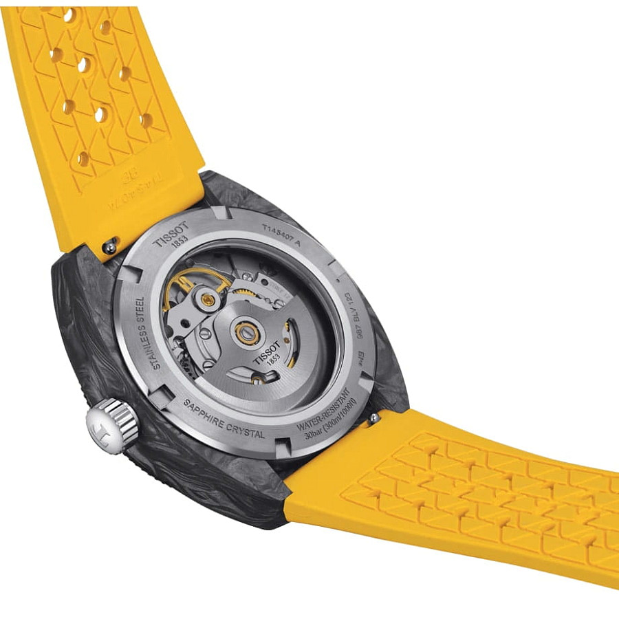 Часы Tissot Sideral S Powermatic 80 T145.407.97.057.00 — силикон, мужские
