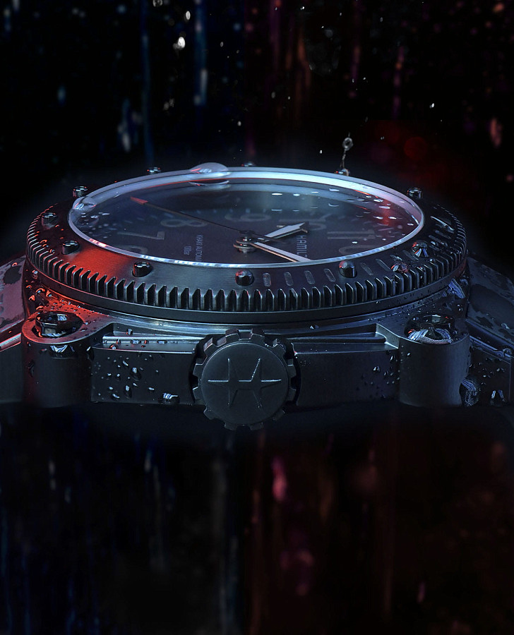 Часы Hamilton Khaki Navy BeLOWZERO Auto Limited Edition H78505332 — мужские, каучук