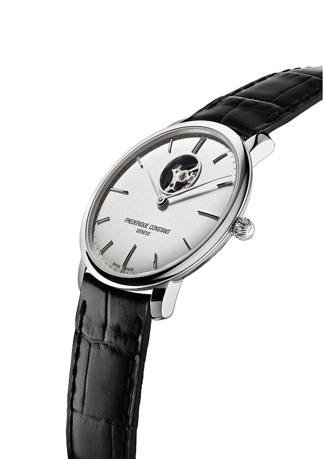 Часы Frederique Constant Slimline Heart Beat Automatic FC-312S4S6 — механические, металл сталь