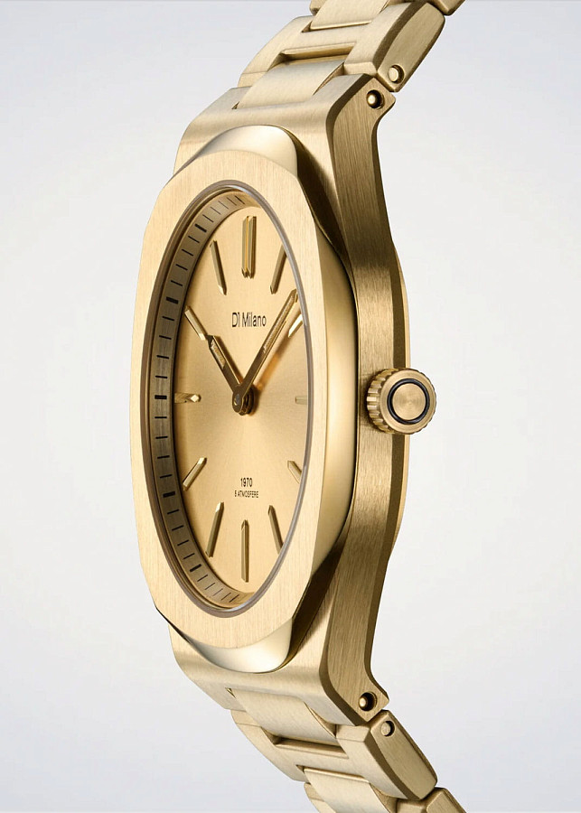 Часы D1 Milano Ultra Thin UHBL02 — сталь металл, Италия