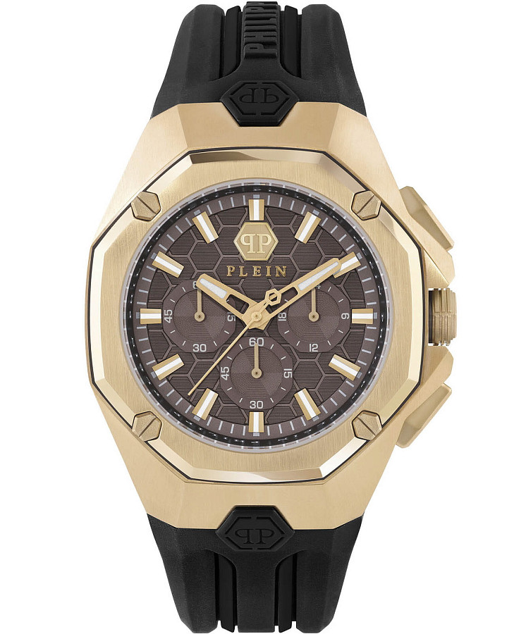 Часы Philipp Plein Octagon PWTBA0423 — мужские, черный