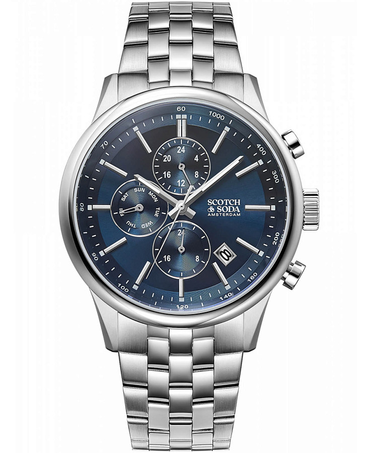 Часы Scotch&Soda SSM.115A — мужские, синий