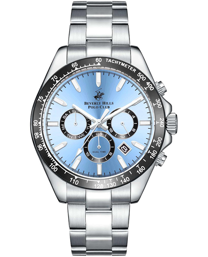 Часы Beverly Hills Polo Club BP3127X.300 — мужские, голубой