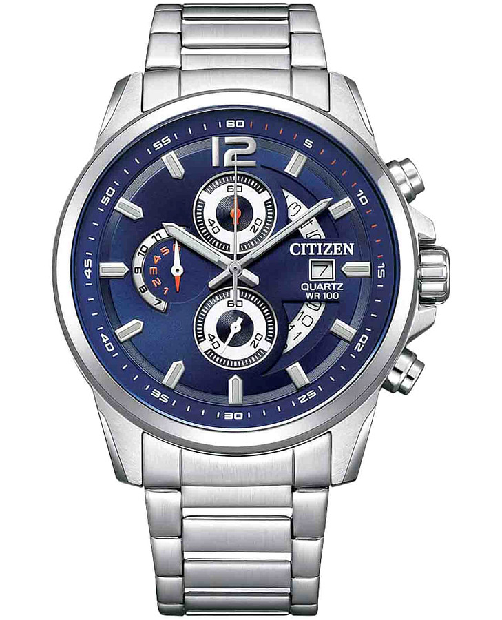 Часы Citizen Chronograph AN3690-56L — мужские, синий