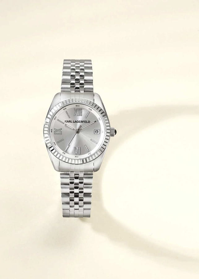 Часы Karl Lagerfeld Timeless Code R0553108509 — серебристый, металл сталь