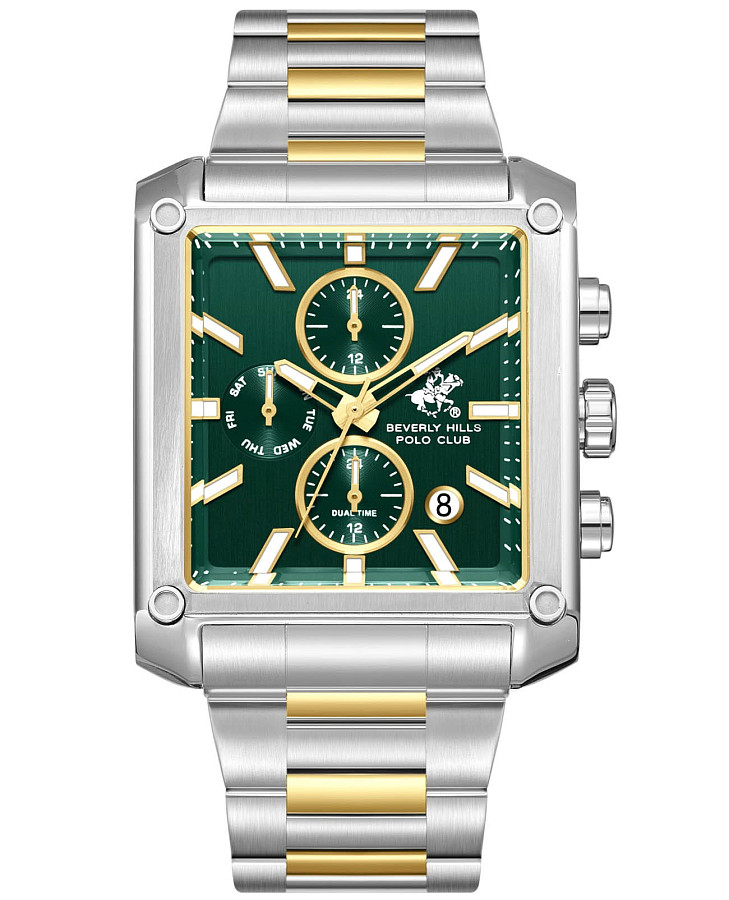 Часы Beverly Hills Polo Club BP3868X.270 — мужские, зеленый