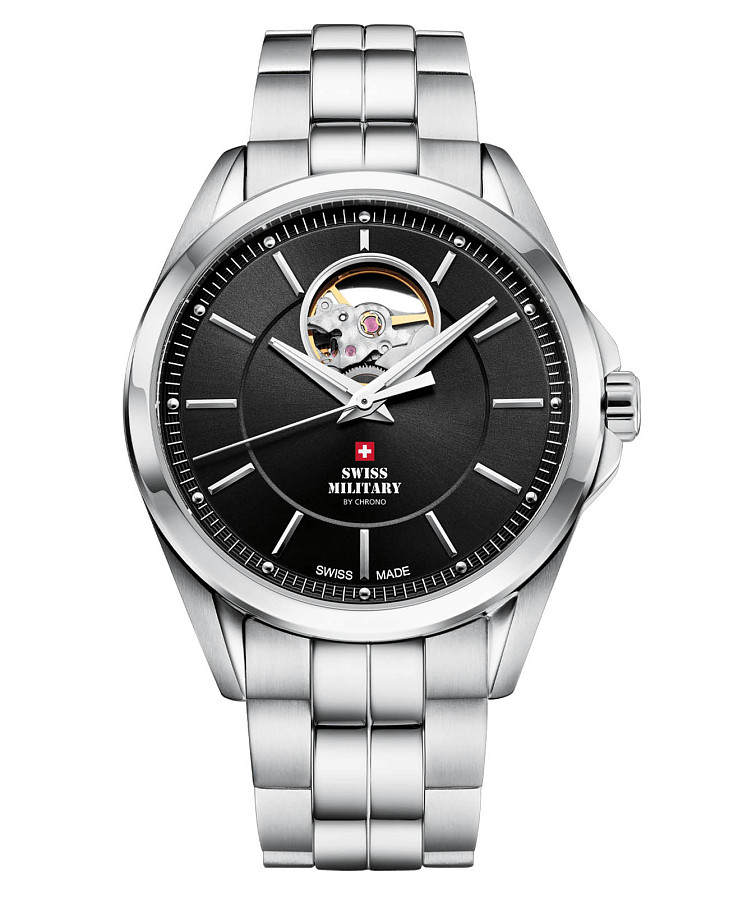 Часы Swiss Military by Chrono SMA34085.21 — мужские, черный