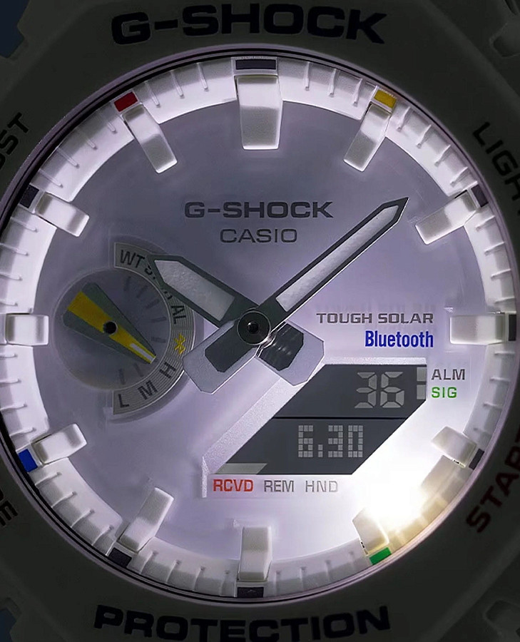 Часы Casio G-Shock GA-B2100FC-7ADR (GA-B2100FC-7A) — мужские, полимер