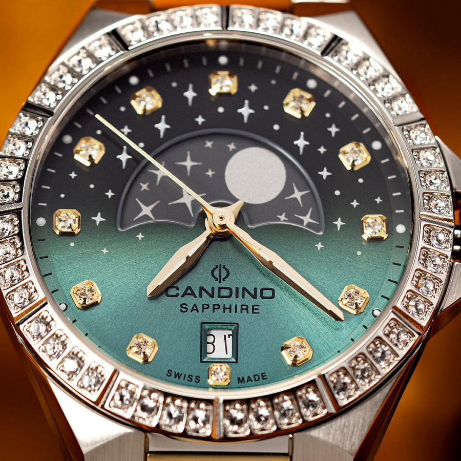 Часы Candino Lady Elegance Moonphase C4761/2 — кварцевые, сталь