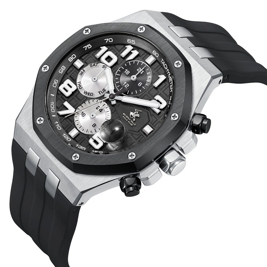 Часы Beverly Hills Polo Club BP3783X.351 — кварцевые, сталь металл
