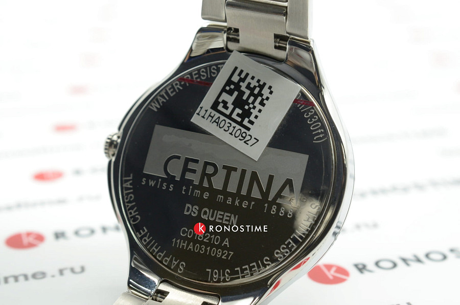 Часы Certina DS Queen C018.210.11.057.00 — зеленый, сталь металл