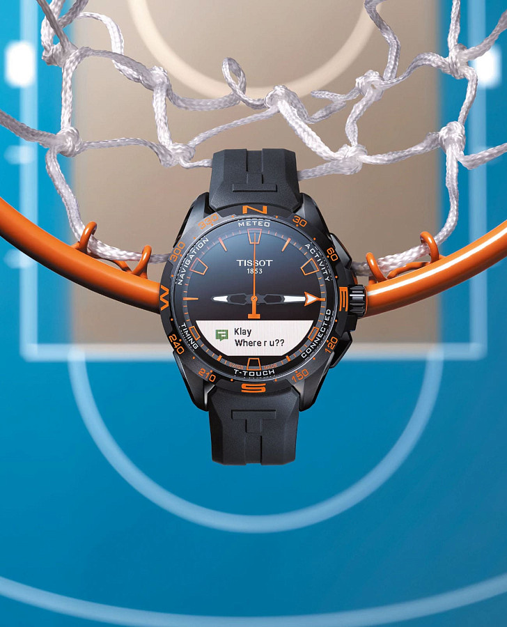 Часы Tissot T-Touch Connect Solar T121.420.47.051.04 — Швейцария, кварцевые