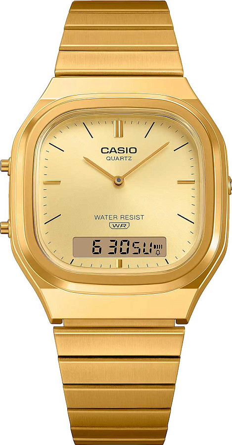 Часы Casio Vintage AQ-240EG-9A — пластик, Япония