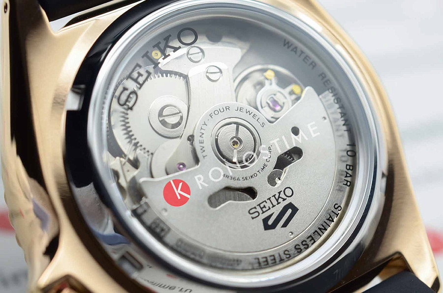 Часы Seiko 5 Sports SRPD76K1 — мужские, кожа + силикон