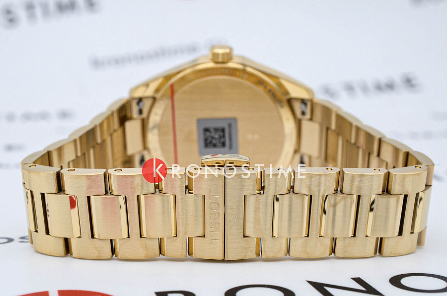 Часы Tissot PRC 100 Solar Quartz 34mm T151.822.33.021.00 — нержавеющая сталь с pvd-покрытием, женские