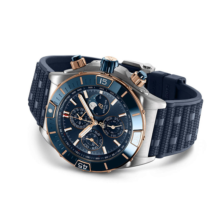 Часы Breitling Super Chronomat 44 Four-Year Calendar U19320161C1S1 — металл золото сталь, Швейцария