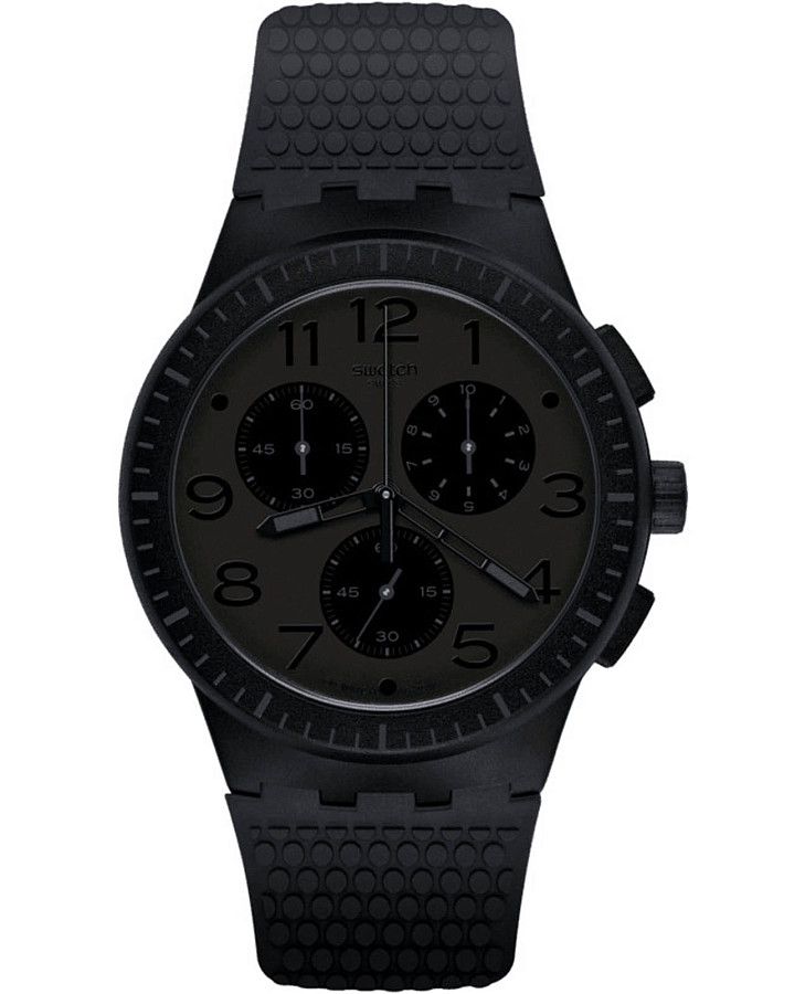 Часы Swatch Chrono 42 Standard SUSB104 — мужские, черный