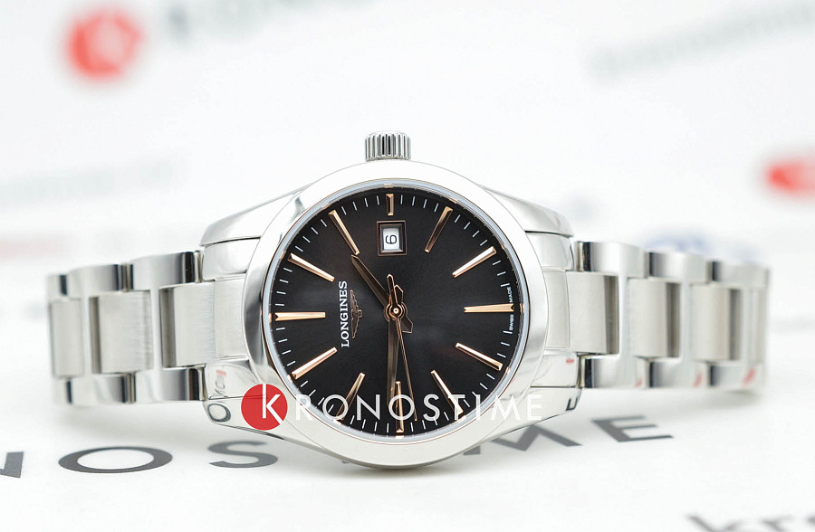 Часы Longines Conquest Classic L2.286.4.52.6 — кварцевые, сталь
