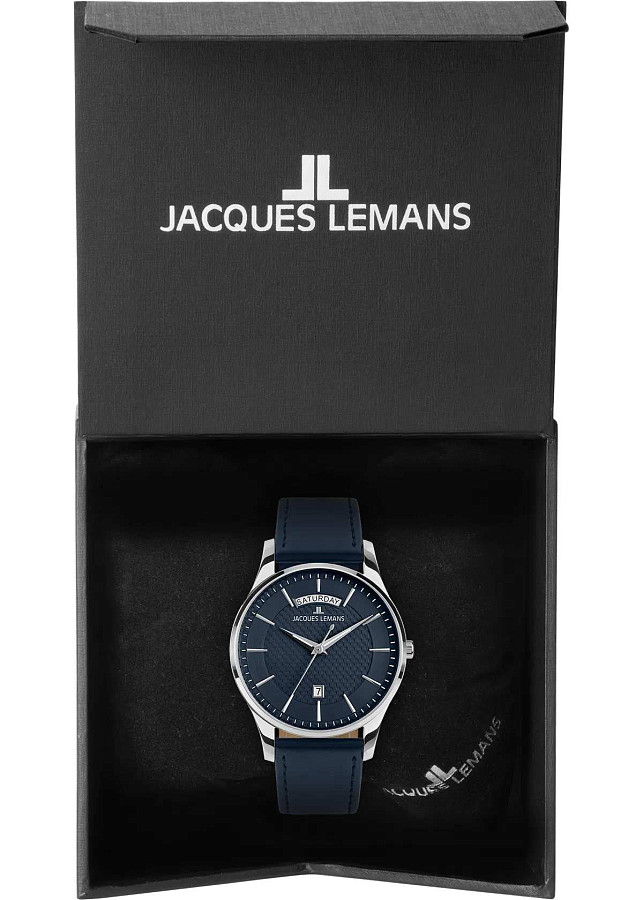 Часы Jacques Lemans London 1-2193C — кварцевые, сталь металл