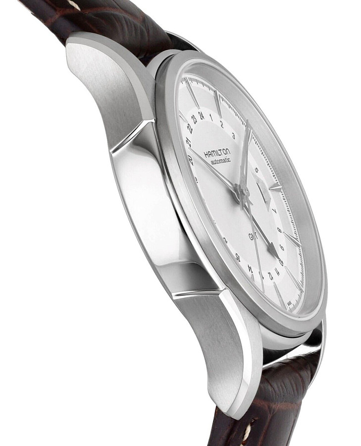 Часы Hamilton Jazzmaster Traveler GMT Auto H32585551 — кожаный, мужские