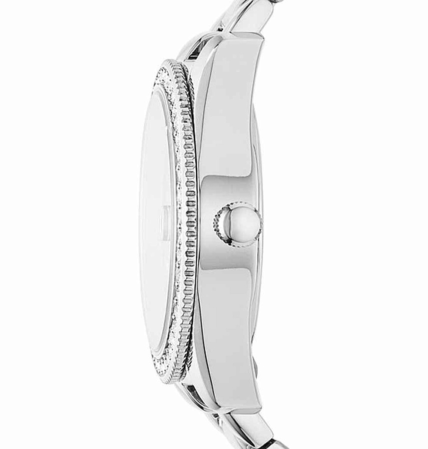 Часы Fossil Carlie ES4317 — женские, нержавеющая сталь + золото 18к
