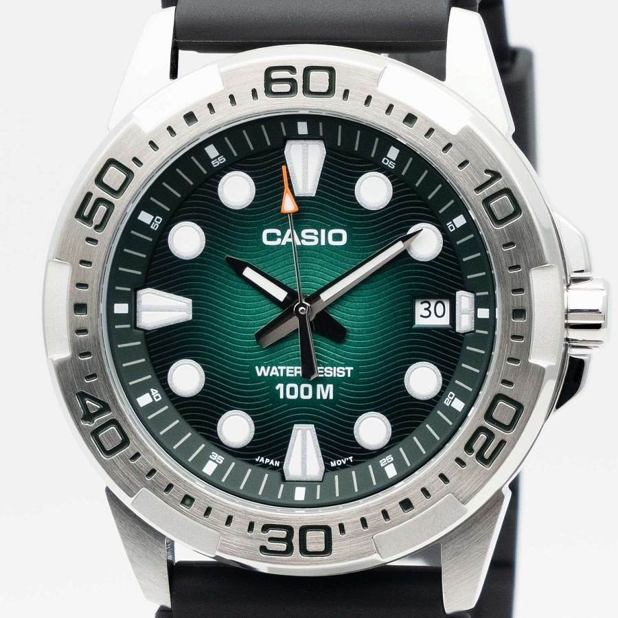 Часы Casio Collection MTD-140-3A — кварцевые, металл сталь