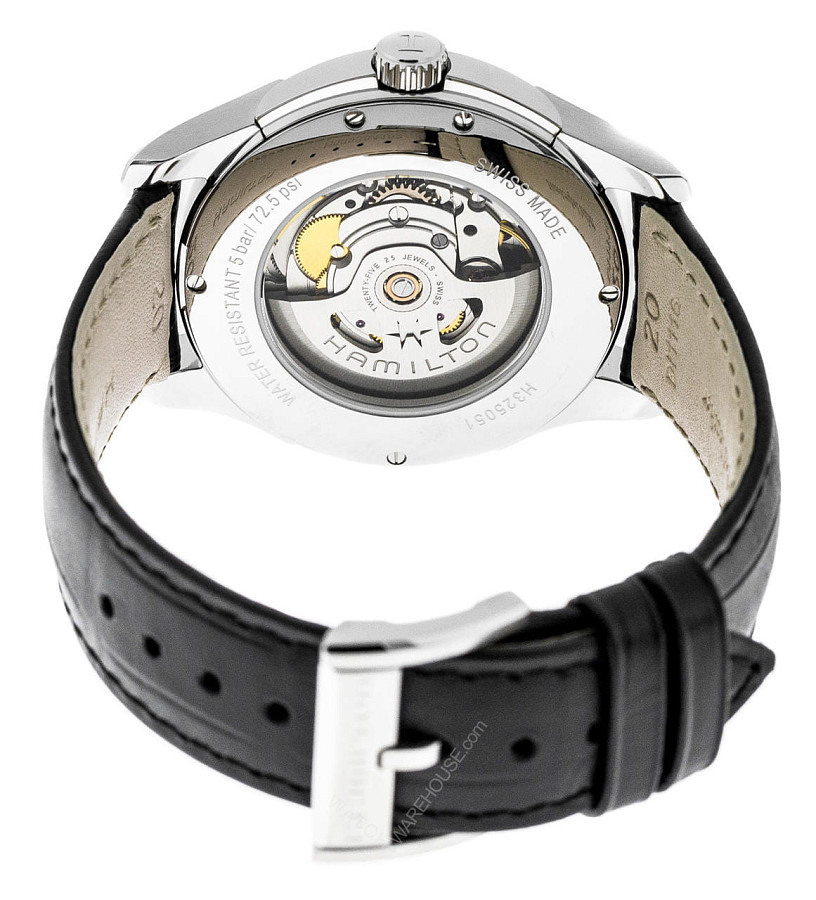 Часы Hamilton Jazzmaster Day Date Auto H32505751 — кожаный, мужские