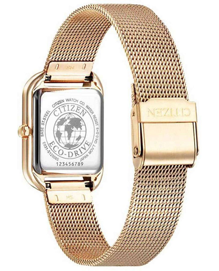 Часы Citizen Eco-Drive EM0493-85P — металл сталь, Япония