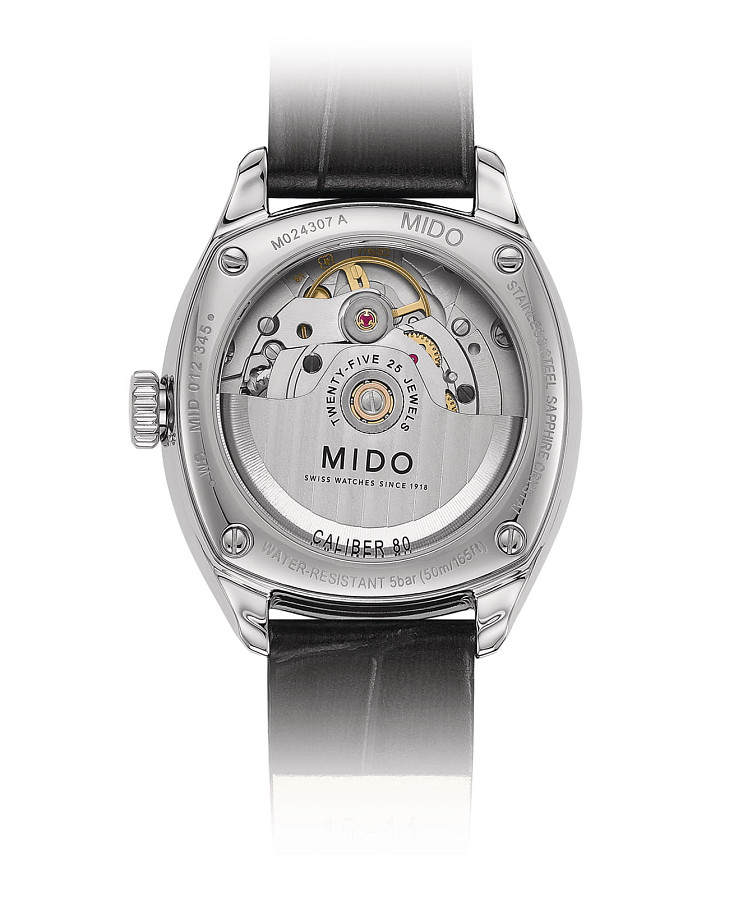 Часы Mido Belluna Royal Lady M024.307.16.046.00 — механические, металл сталь