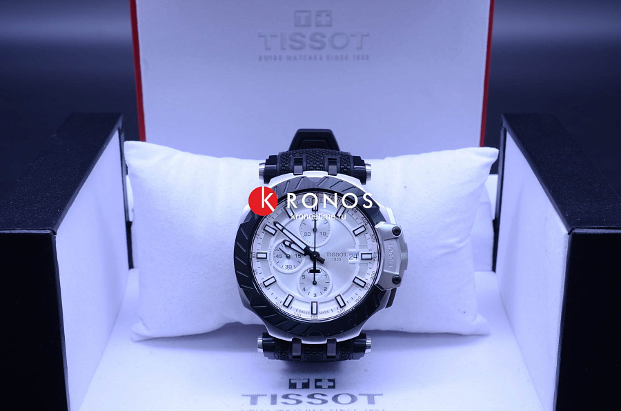 Часы Tissot T-Race Automatic Chronograph T115.427.27.031.00 — каучук, мужские