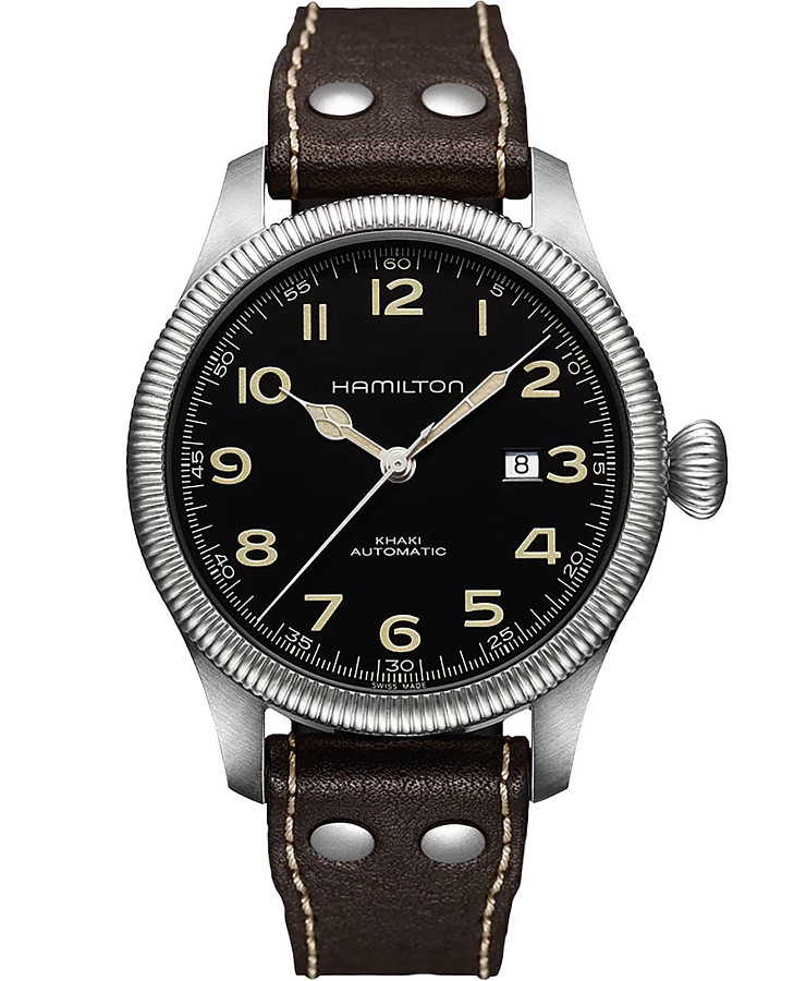 Часы Hamilton Khaki Field Pioneer Auto H60515533 — мужские, черный