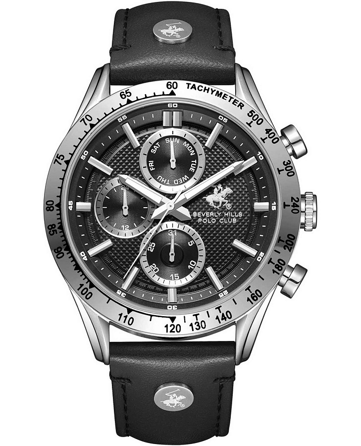 Часы Beverly Hills Polo Club BP3659X.351 — мужские, черный