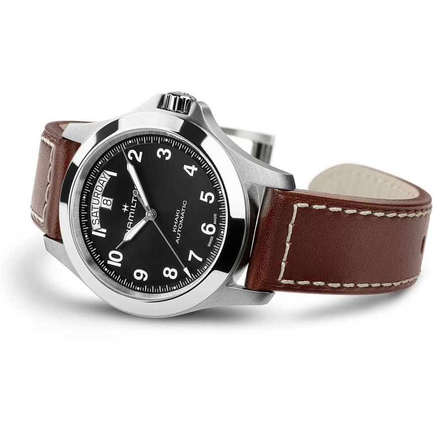 Часы Hamilton Khaki Field King Day-Date H64475531 — кожаный, мужские