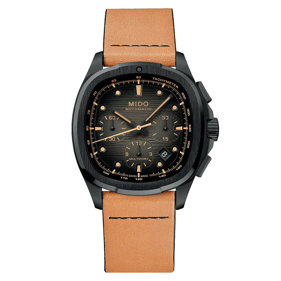 Часы Mido Multifort TV Chronograph M049.527.33.081.00 — механические, сталь металл