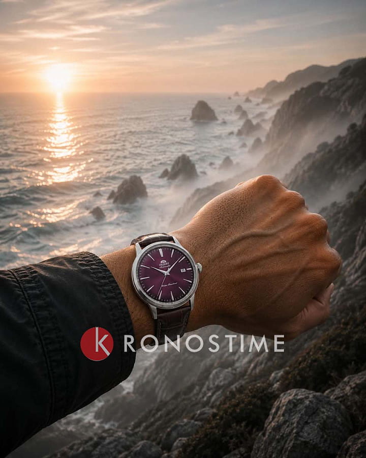 Часы Orient Classic Automatic RA-AC0032V — мужские, фиолетовый